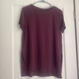 Halogen | Short Sleeve Crewneck Tunic